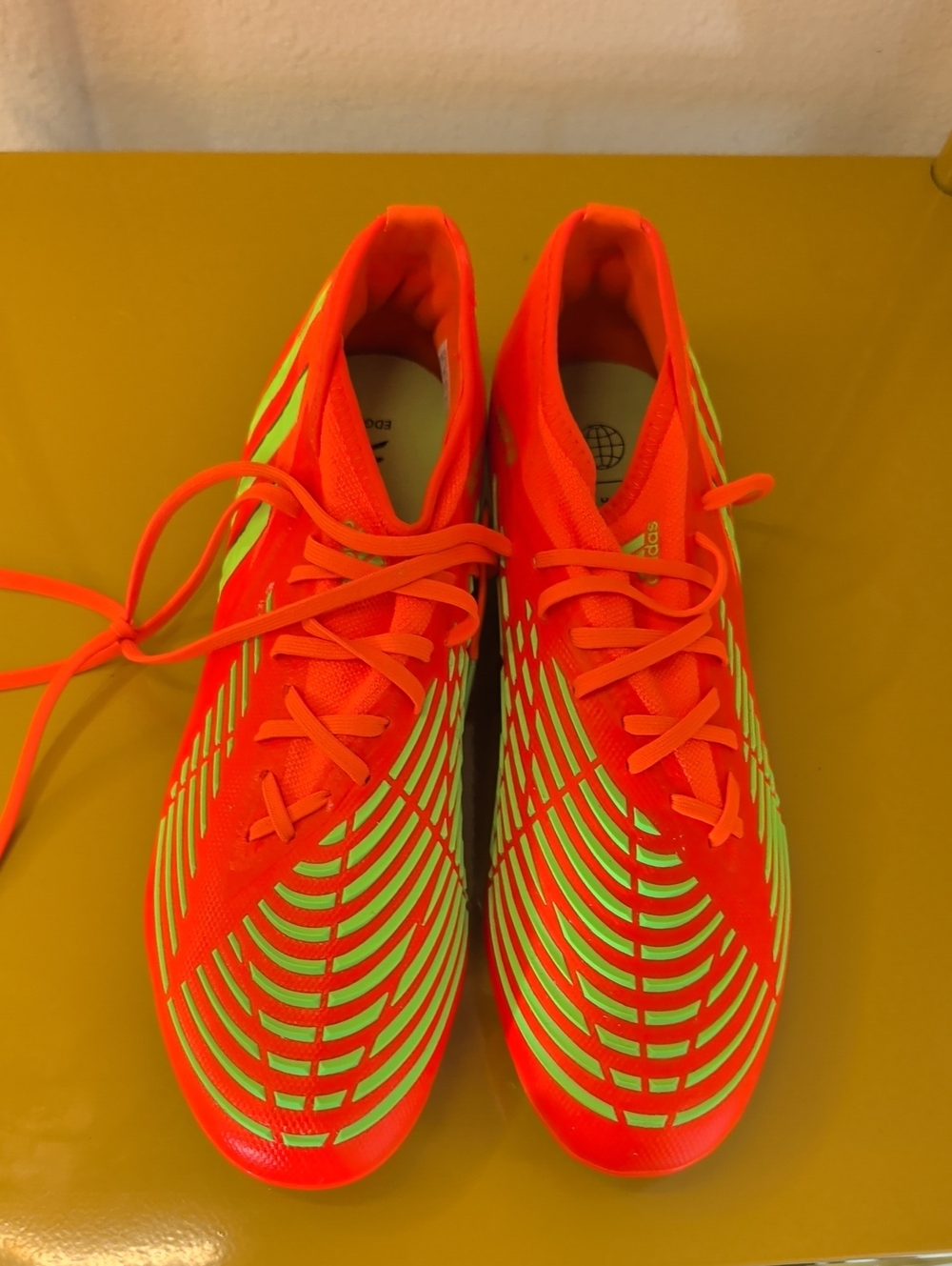 Women’s Neon Orange & Lime Athletic Cleats